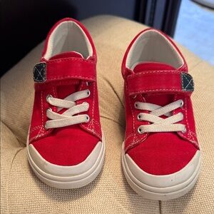FootMates Red Kids Sneakers with Velcro